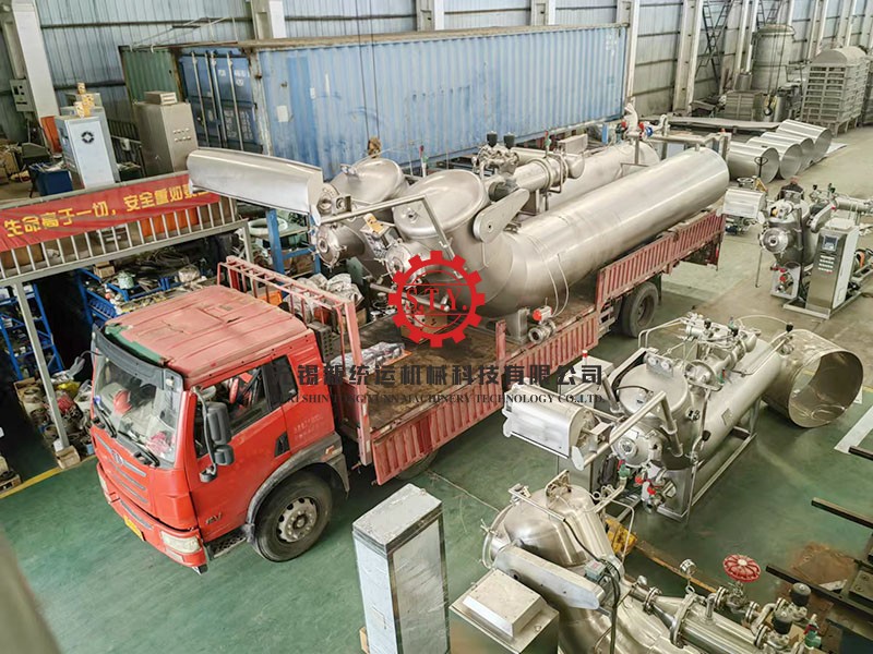 Welcoming the new year with success: first shipment of fabric dyeing machines delivered