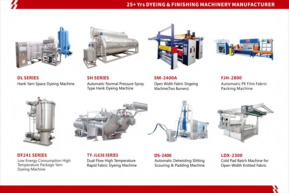 dyeing and finishing machine