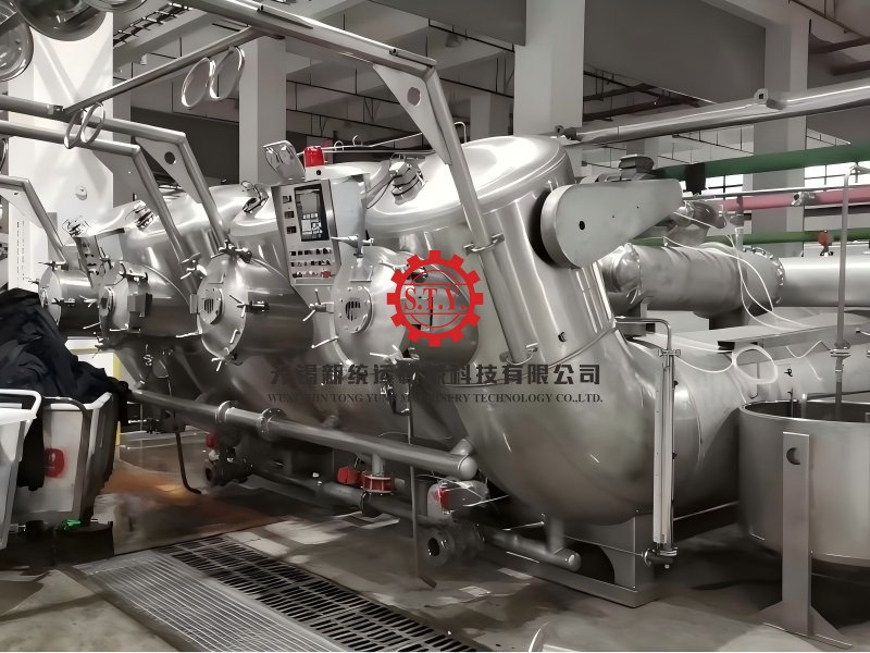 What is the long tube overflow jet fabric dyeing machine?