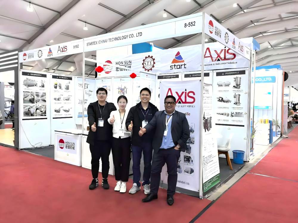 Wuxi Shin Tong Yunn booth at DTG Bangladesh 2025 in Dhaka