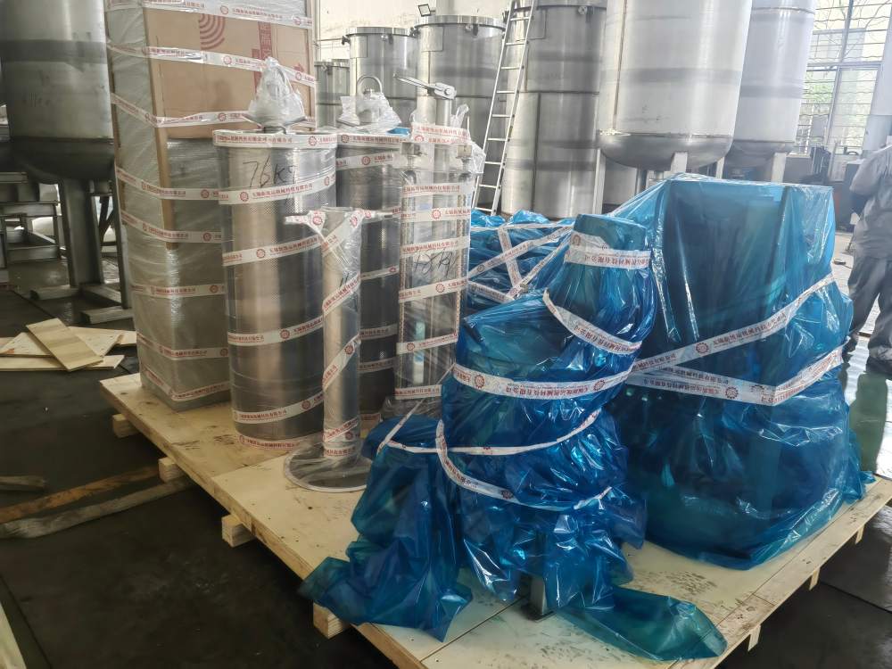 Accessory and separated-part verification before packing dyeing machine