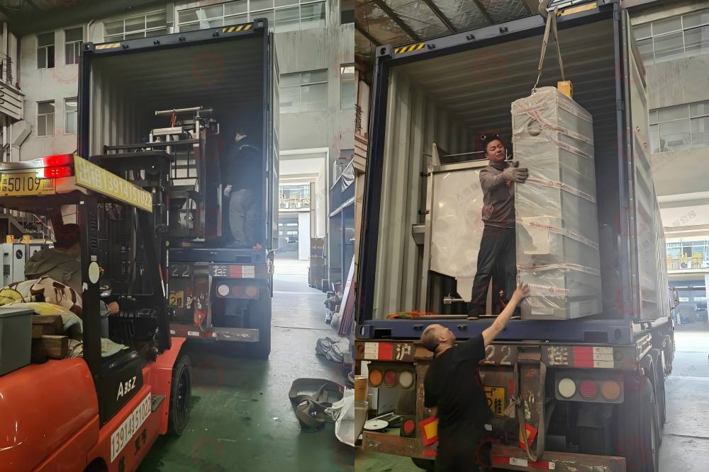 Container loading of SH-2-65 hank dyeing machine for export