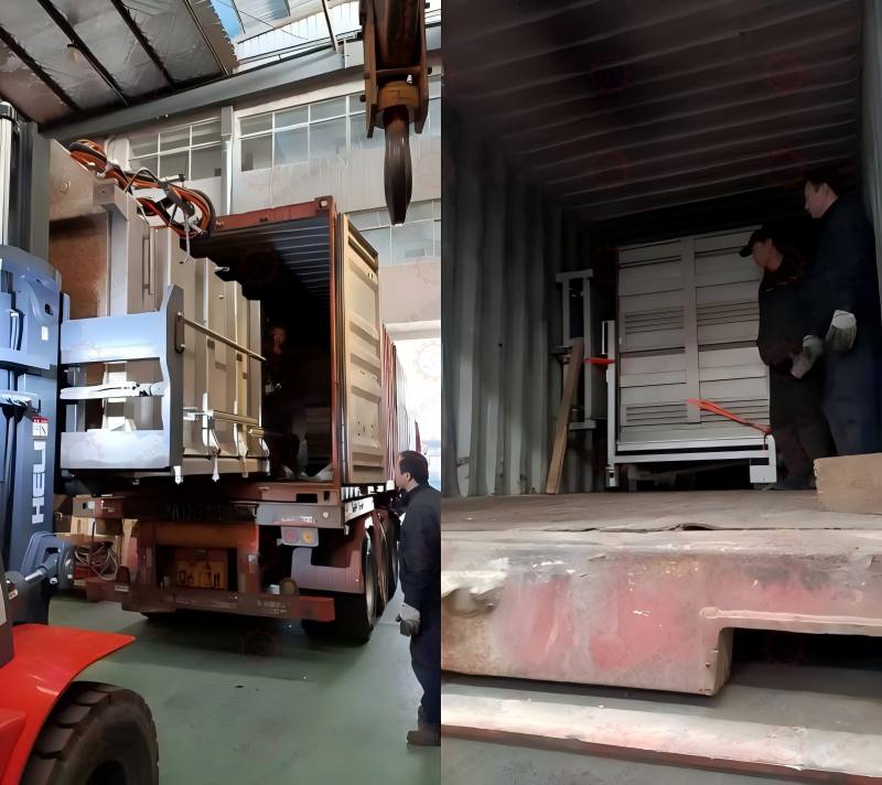 Y series cabinet type normal temperature hank dyeing machine prepared for export loading