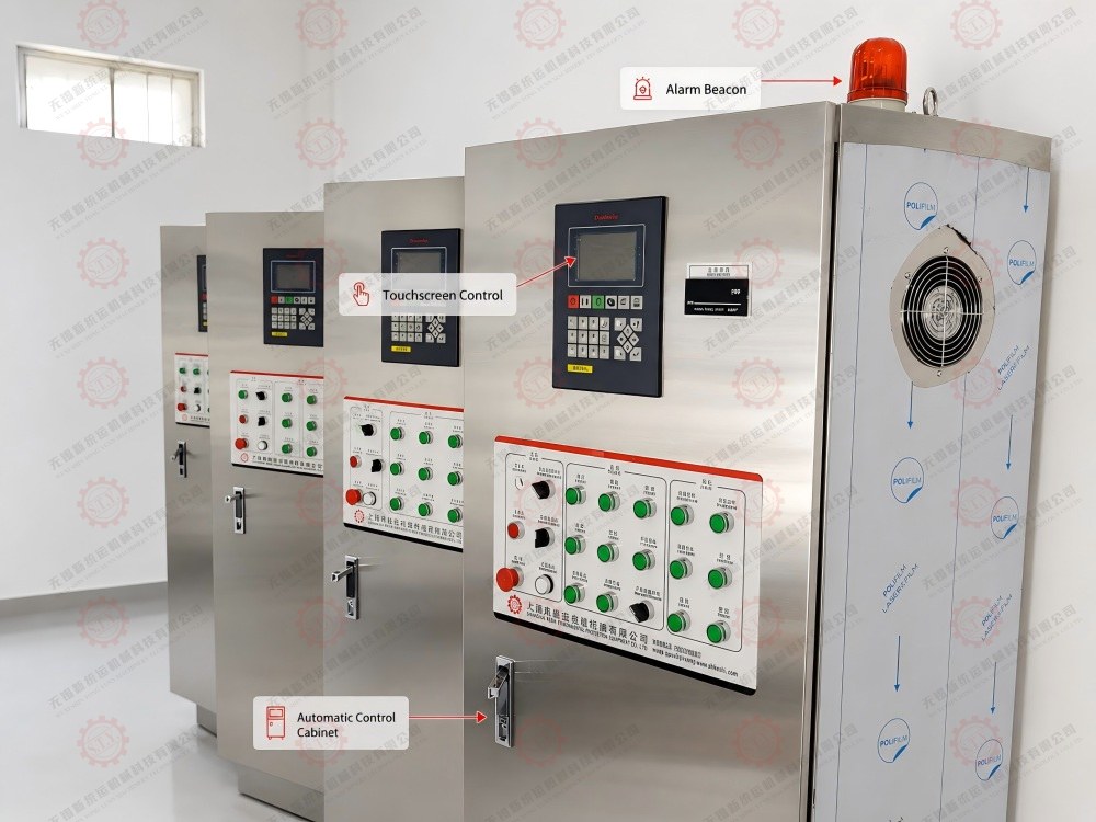 Fully automatic control cabinet for customized hank yarn dyeing machine