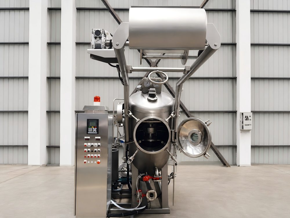 Front open door view of TY-JL636S middle sample fabric dyeing machine