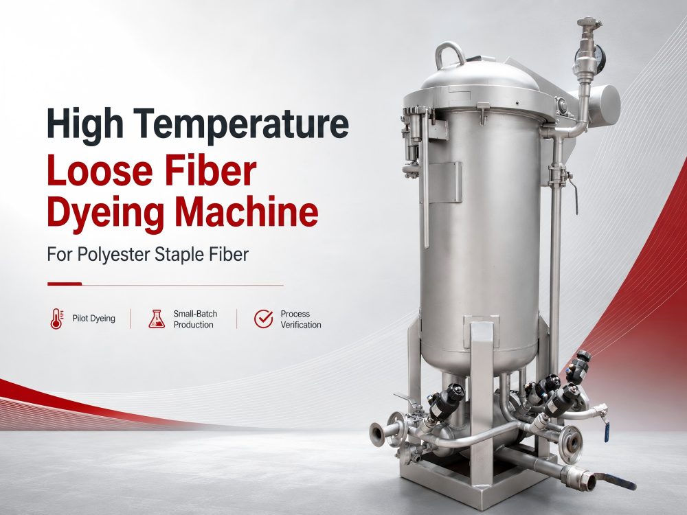 TYHL high temperature loose fiber dyeing machine for polyester staple fiber dyeing