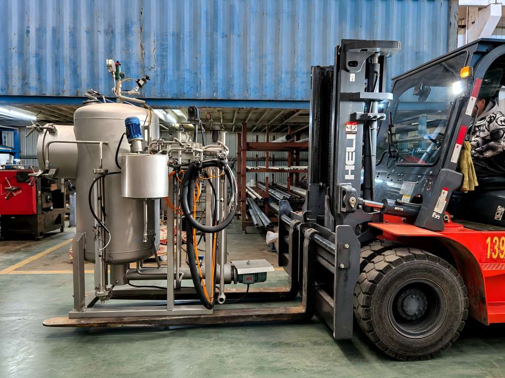 GSH-1-60 high temperature spray dyeing machine during factory loading