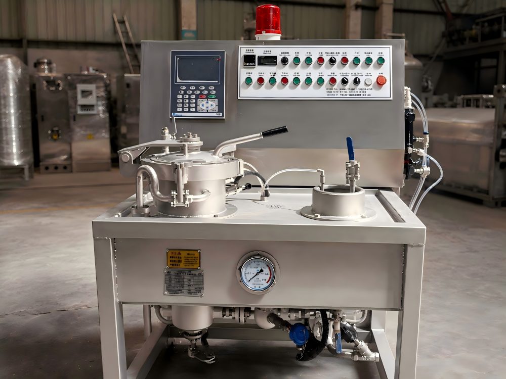 control panel of DF241-21 lab cone yarn dyeing machine
