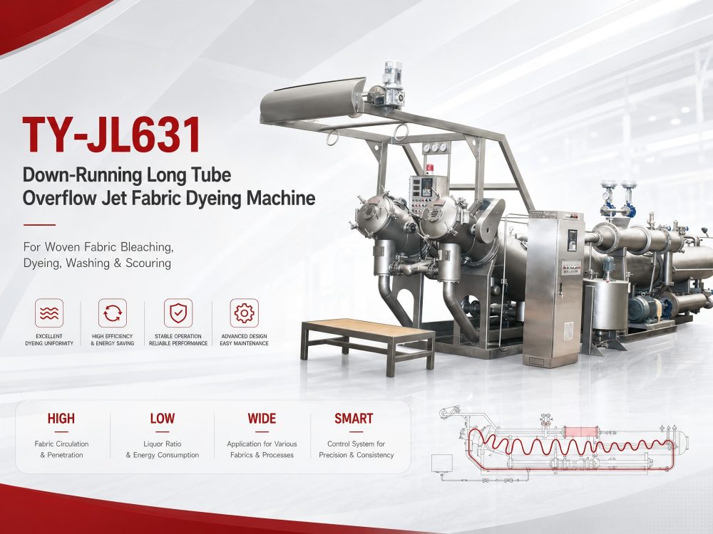 TY-JL631 down-running overflow jet fabric dyeing machine