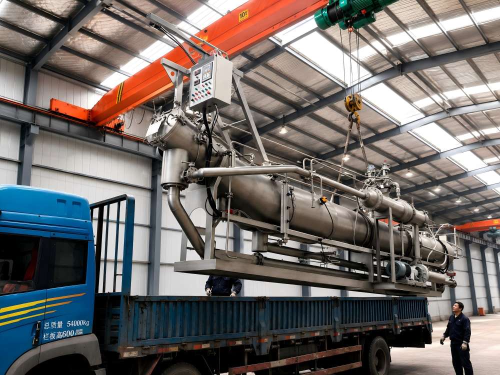 TY-JL631 overflow jet fabric dyeing machine loading for delivery