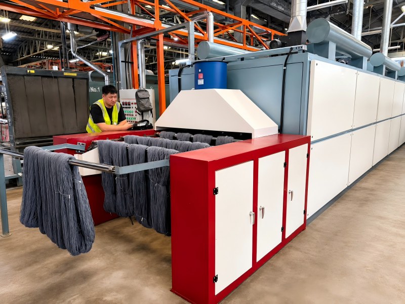 DC-6 Hank Yarn Dryer Installation and Commissioning in Thailand