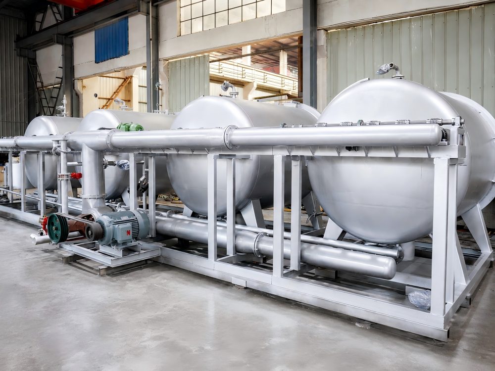 circulation pump and piping system of GSH hank yarn dyeing machine