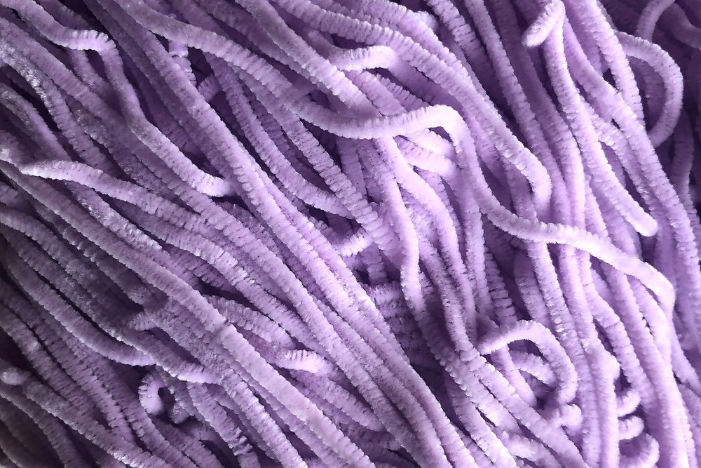 polyester chenille hank yarn after high temperature dyeing